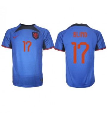 Nederland Daley Blind #17 Bortedrakt VM 2022 Kortermet